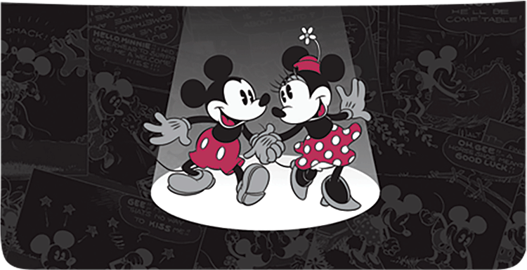 Disney Vintage Minnie Leather Checkbook Cover
