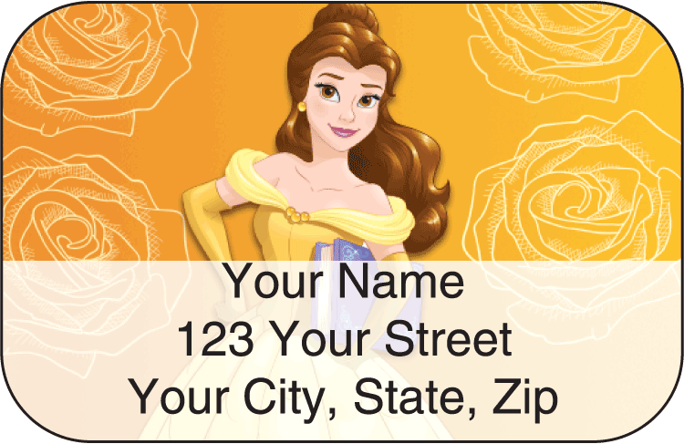 Disney Princess Address Labels