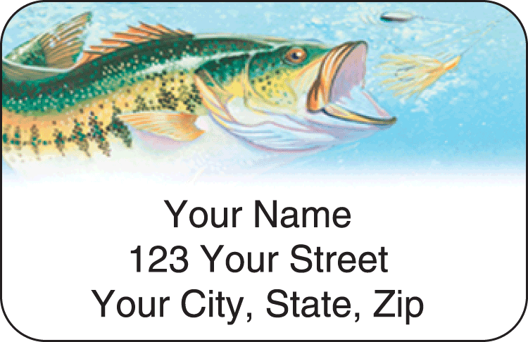 Fishing Address Labels