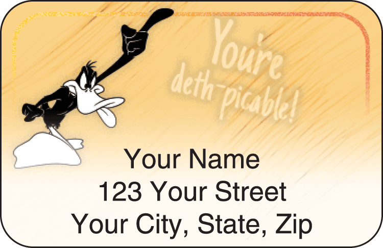 Looney Tunes Address Labels