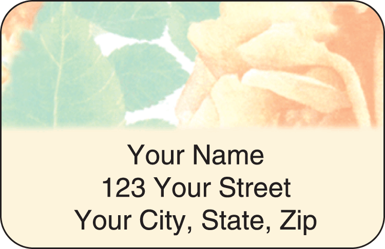 Majestic Rose Address Labels