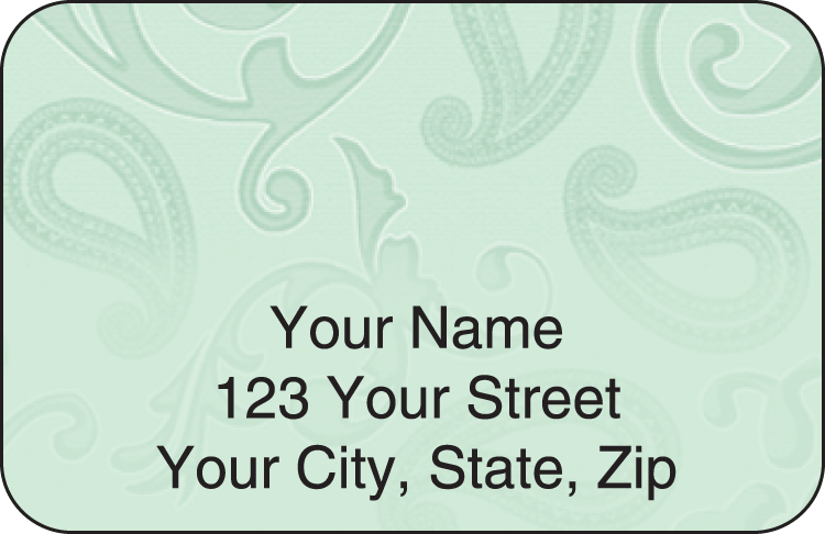 Paisley Address Labels