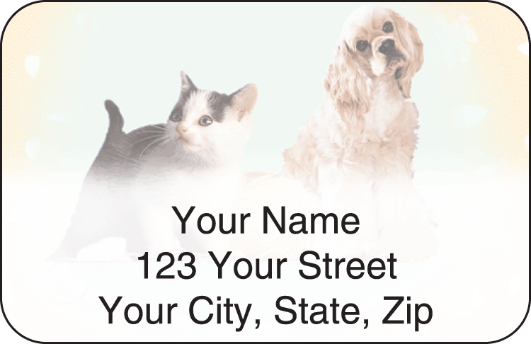 Pet Pals Address Labels