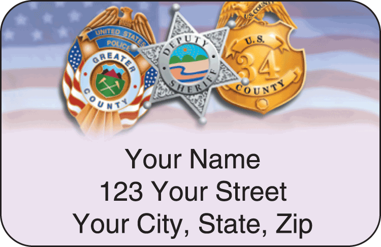 Police 2 Address Labels