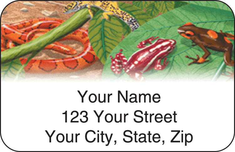 Reptilian Address Labels