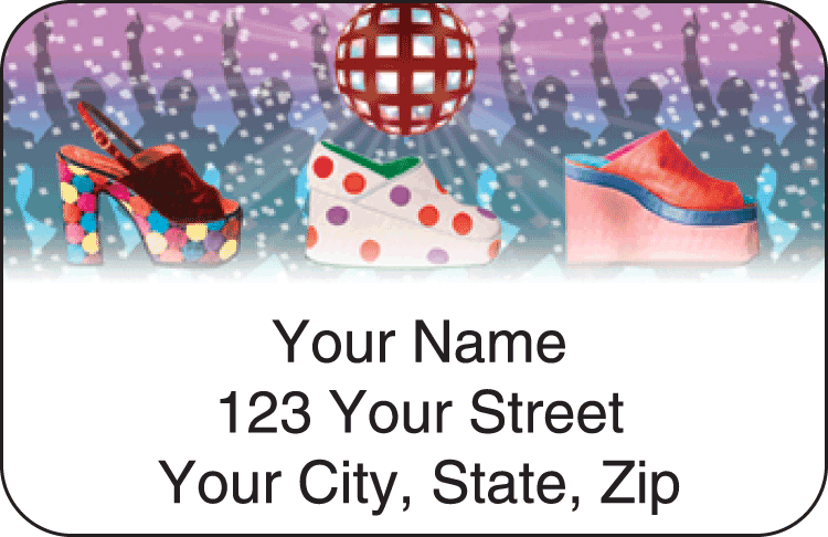 Retro Address Labels