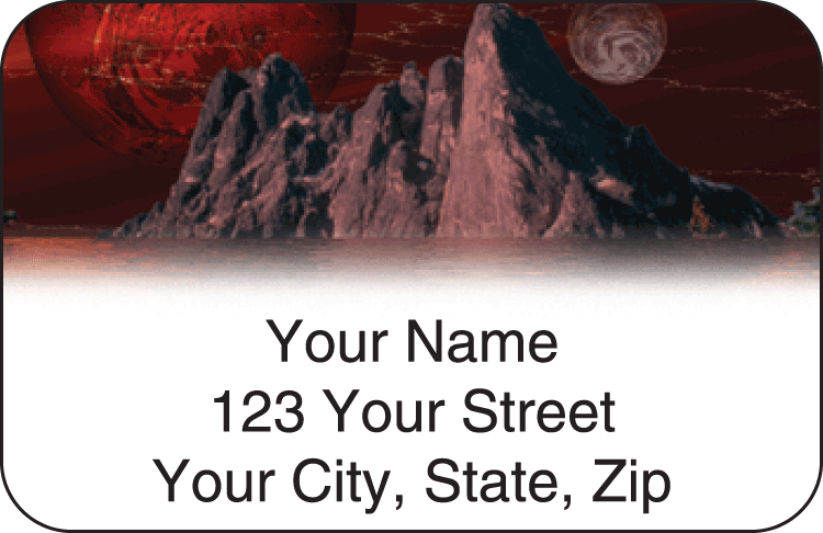 Spacescapes Address Labels