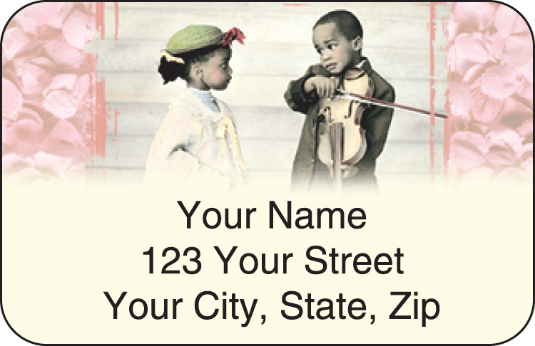 Sweet Mahogany Address Labels