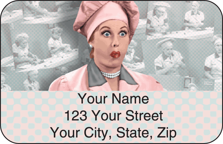 Vintage Lucy Address Labels