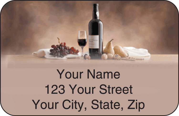 Wine Lover Address Labels