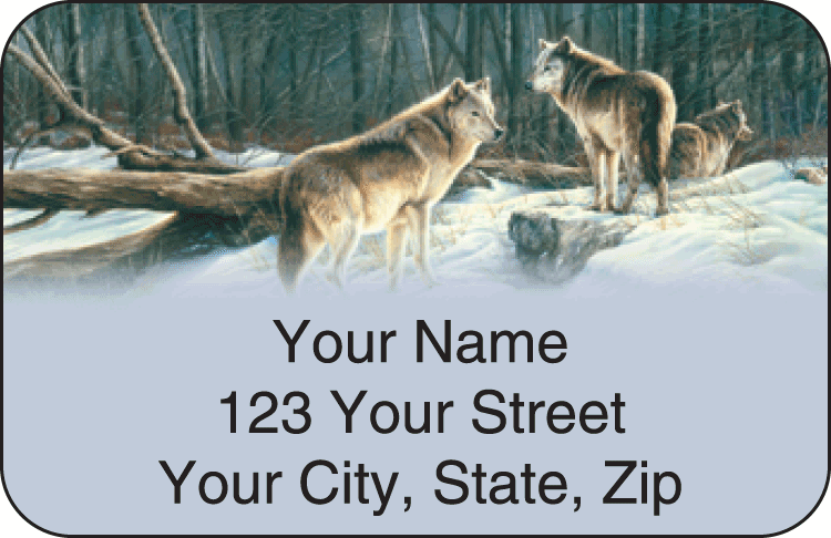 Wolves Address Labels