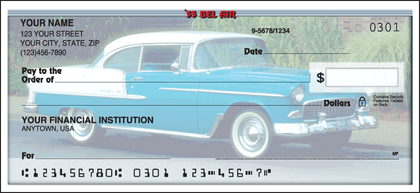 &#039;50s Chevy Checks - 1 box - Singles