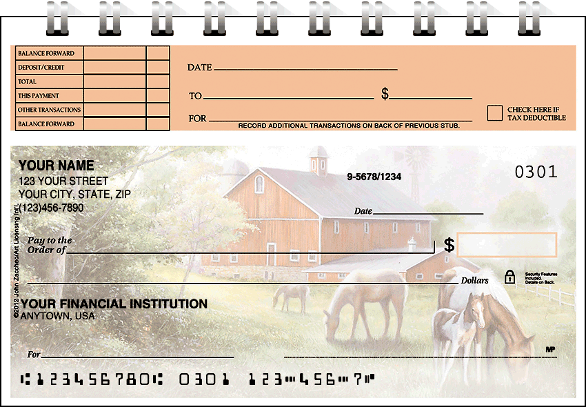 America Top Stub Checks - Singles