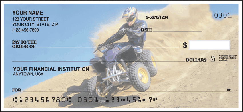 ATV Dirt Wheels Checks - 1 box - Duplicates