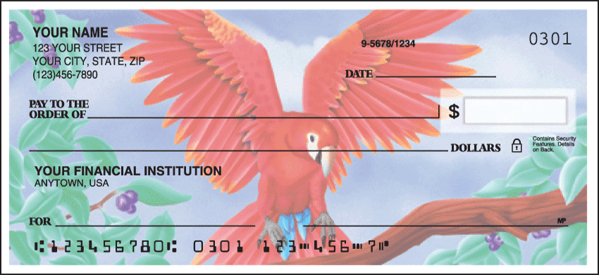 Birds of Paradise Checks - 1 box - Singles