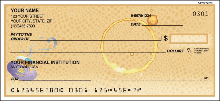 Coffee Break Checks - 1 box - Singles