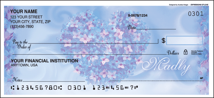 Expressions of Love Checks - 1 box - Duplicates