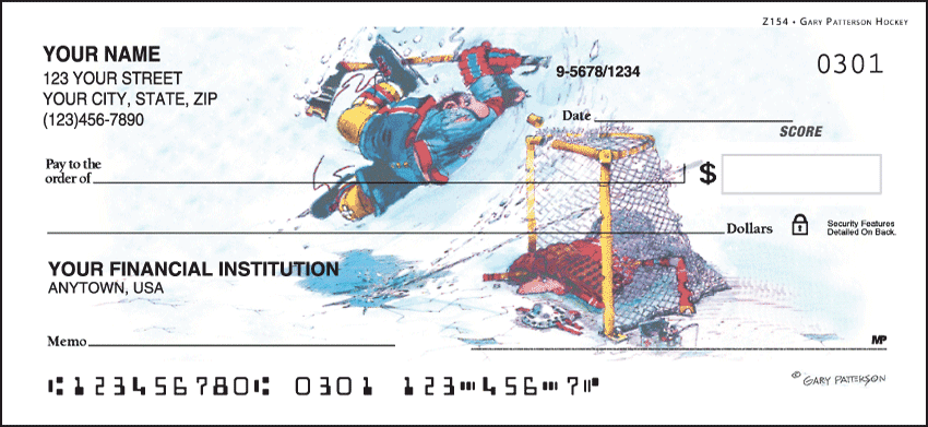 Gary Patterson Hockey Checks - 1 box - Singles