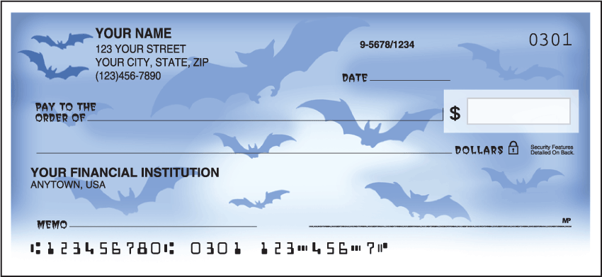 Halloween Checks - 1 box - Singles