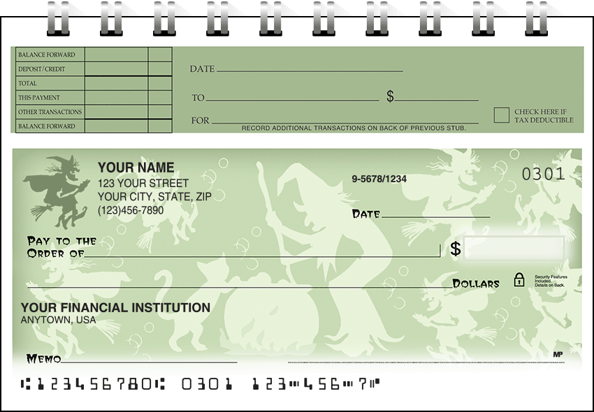 Halloween Top Stub Checks - Singles