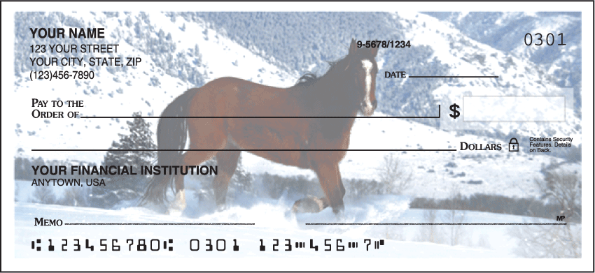 Horse Enthusiast Checks - 1 box - Duplicates