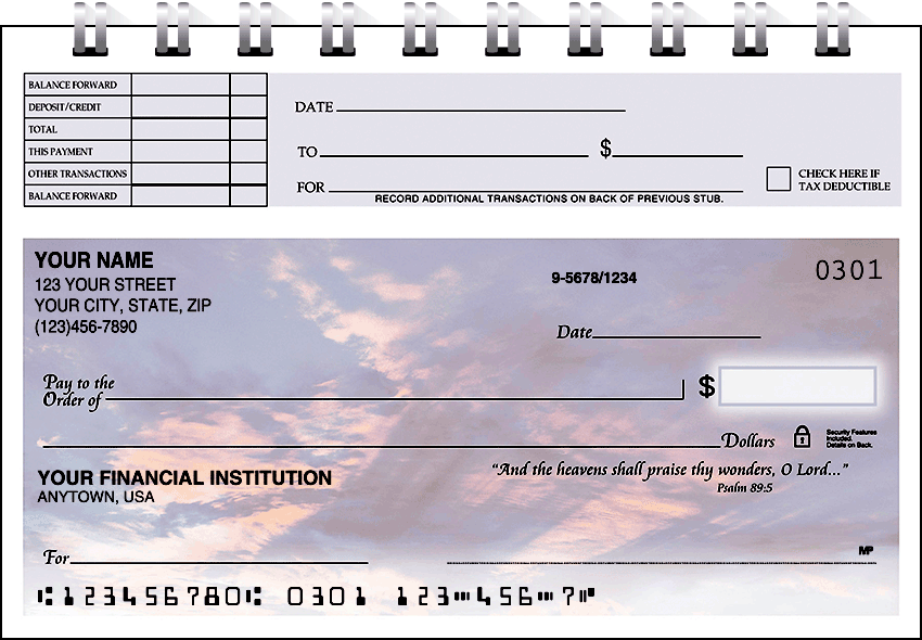 Inspirations Top Stub Checks - Singles