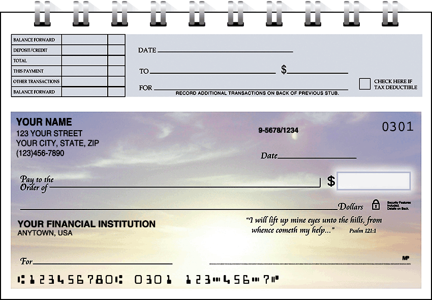 Inspirations Top Stub Checks - Singles