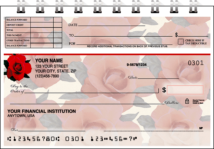 Majestic Rose Top Stub Checks - Singles