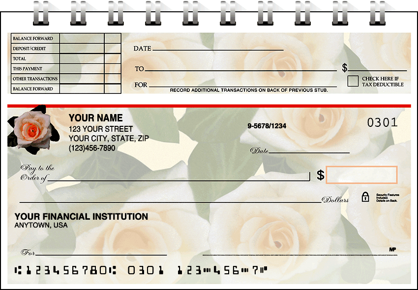 Majestic Rose Top Stub Checks - Singles