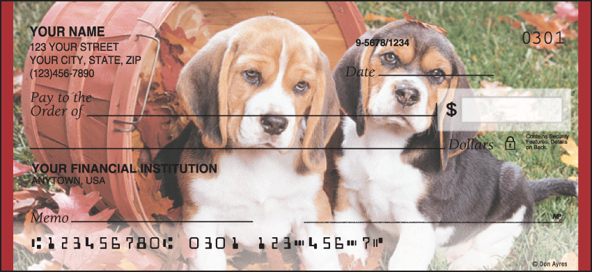 Puppy Pals Checks - 1 box - Singles