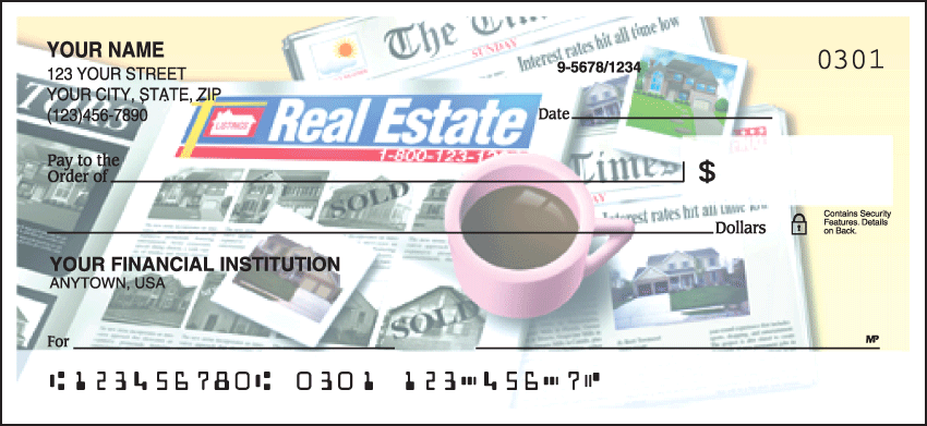 Real Estate 2 Checks - 1 box - Duplicates