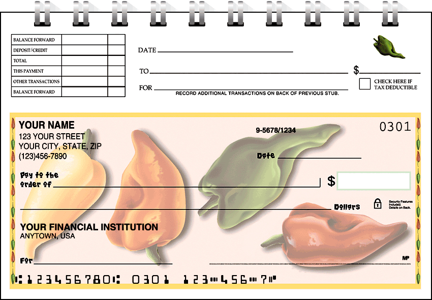 Salsa Top Stub Checks - Singles