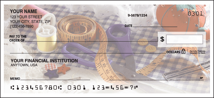 Sewing Checks - 1 box - Singles