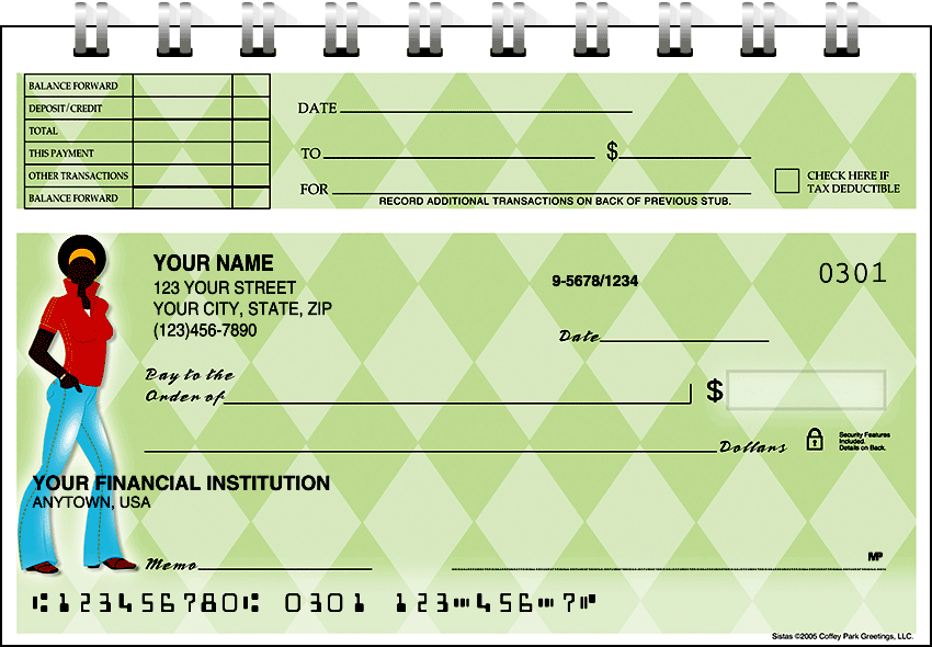 Sistas Top Stub Checks - Singles