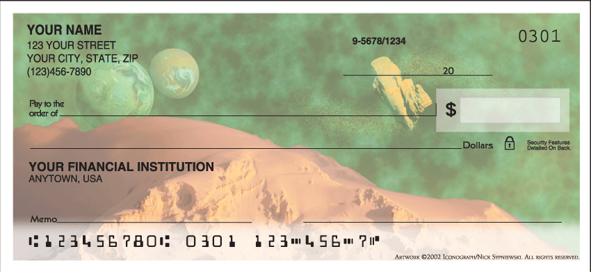 Spacescapes Checks - 1 box - Duplicates