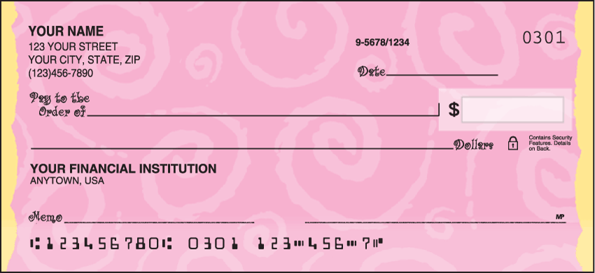 Swirls Checks - 1 box - Singles