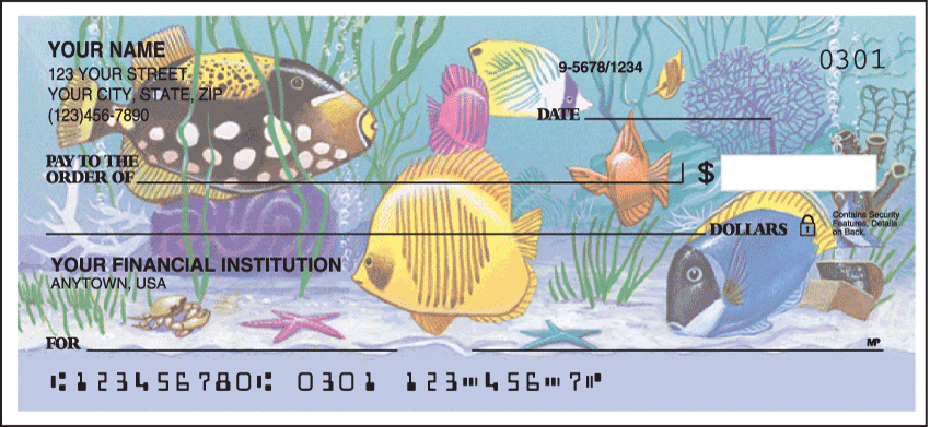 Tropical Aquarium Checks - 1 box - Singles
