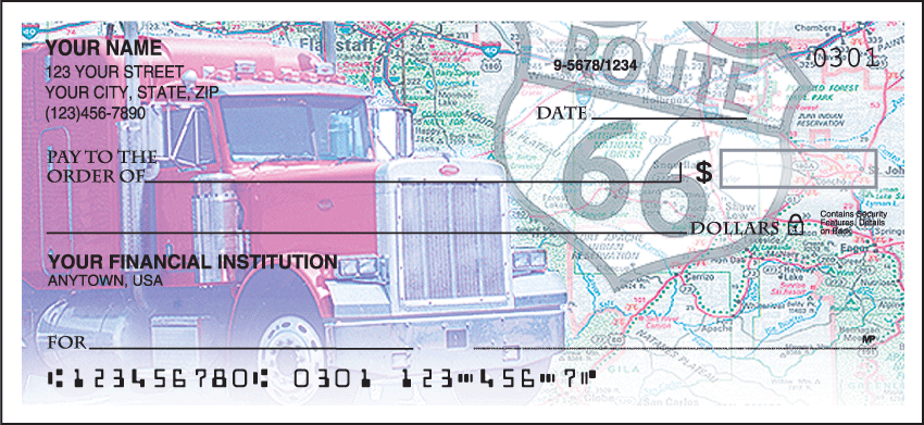 Truckin Checks - 1 box - Duplicates