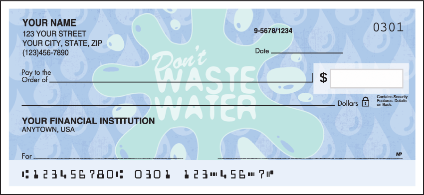 Water Wise Checks 1 Box Singles